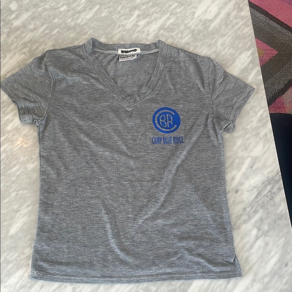 Grey CBR v-neck T-Shirt